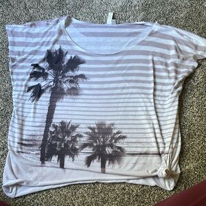 Palm tree tee
